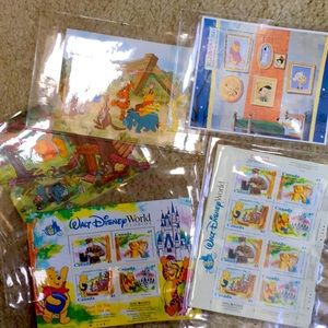 Disney postage stamps 1996 Limited Edition Winnie the Pooh Collection NWT